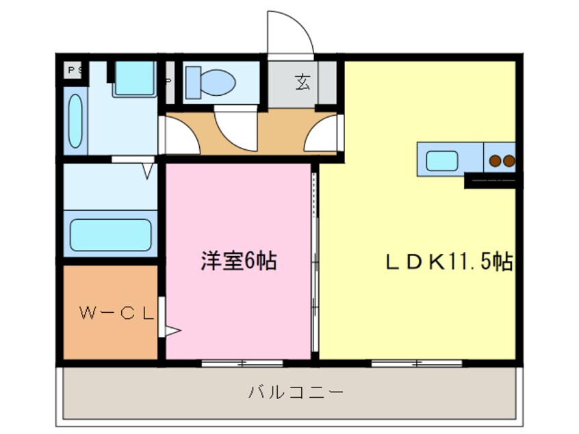 間取図 エミネンス　Ｂ棟