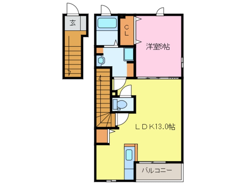 間取図 メルヴェーユⅢ