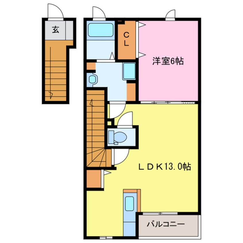 間取図 メルヴェーユⅣ