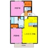 ラ・ルーチェ(住吉） 2LDKの間取り