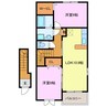 ランドマーク2017 2LDKの間取り