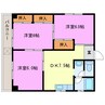 エムズハイツ 3DKの間取り