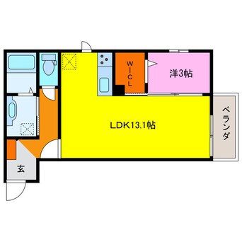 間取図 タートルエイト