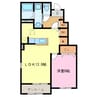 サン　レジーナ 1LDKの間取り