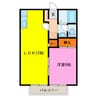 メルベーユ新栄 1LDKの間取り
