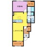 ル　フュテュール　Ｂ 1LDKの間取り