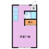 コーポ三光 1Rの間取り