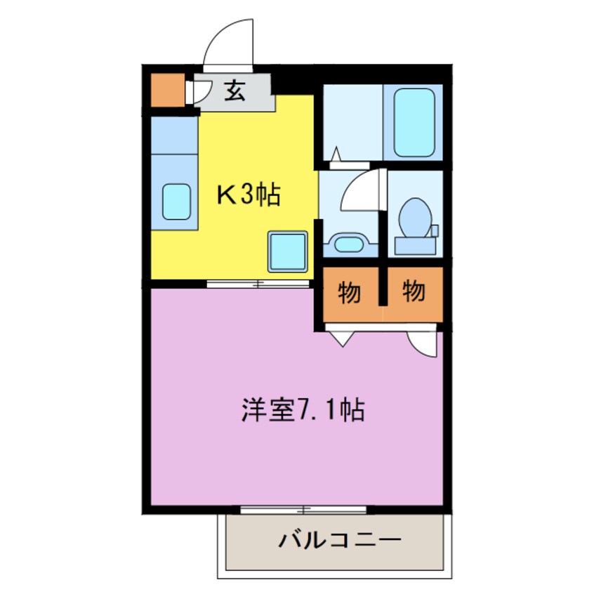 間取図 たちばな壱番館