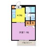 たちばな壱番館 1Kの間取り