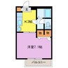 たちばな壱番館 1Kの間取り
