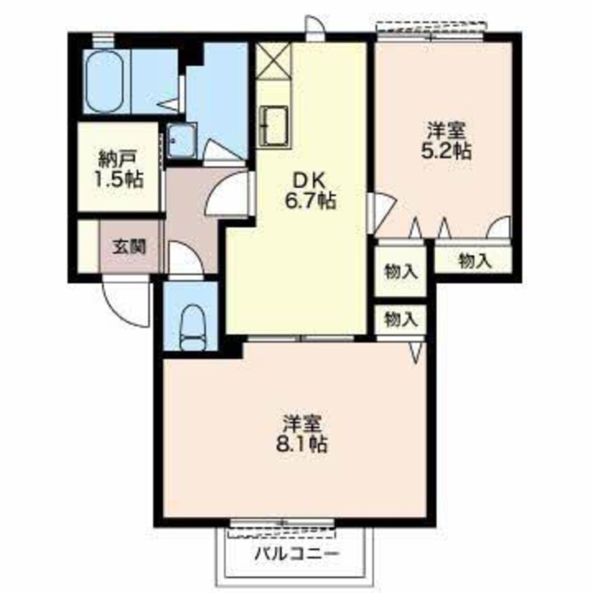 間取図 アブニールC