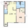スプリングタウンKOBA　Ｂ棟 1LDKの間取り