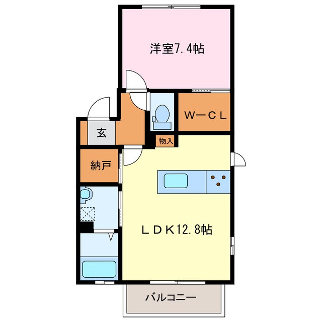 間取り図 ブランシュール　B棟
