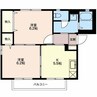 ディアス雅 2Kの間取り