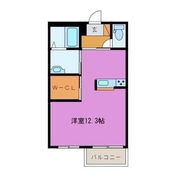 間取図 アールM.K　A棟