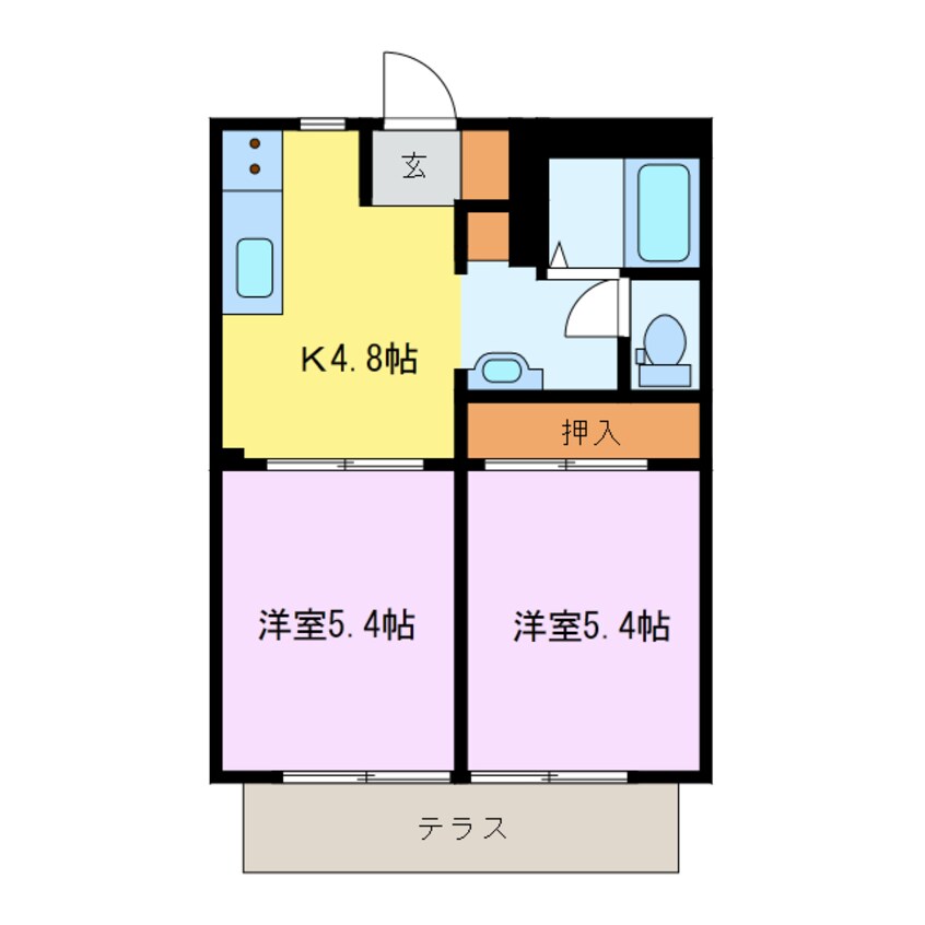 間取図 メゾンラフォーレ