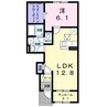 ラルラリララ 1LDKの間取り