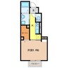 メルベーユ　(南江島町) 1Kの間取り