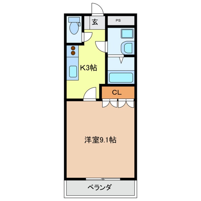 間取図 Ｍ・メゾン