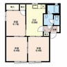パルＡ棟 3DKの間取り