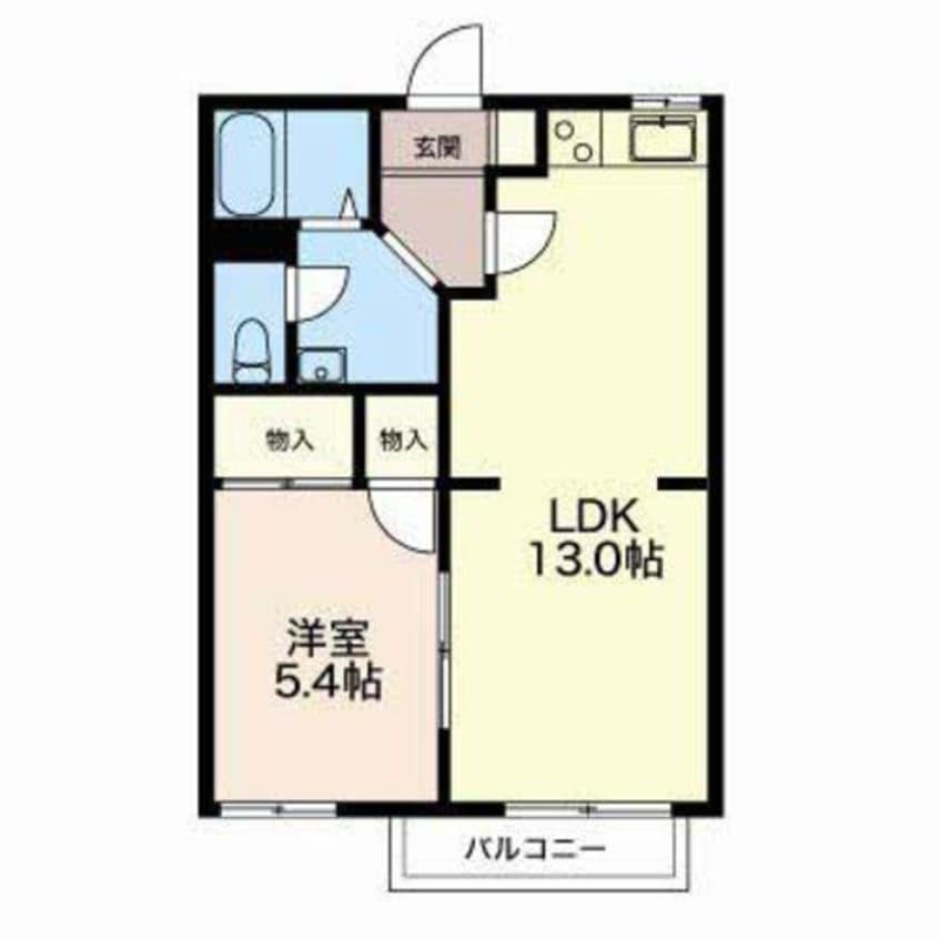 間取図 ルミエールさかざき　A棟