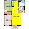 セレナーデB 2LDKの間取り