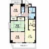 グランツ西条 3LDKの間取り