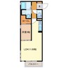 スタブリテラス鈴鹿 1LDKの間取り