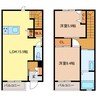 ラヴィアンス 2LDKの間取り
