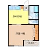 ダイムコーポ大池Ⅱ 1DKの間取り