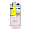 cocoon 1Kの間取り