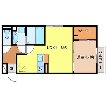 間取図 ディーシャンブル江島台