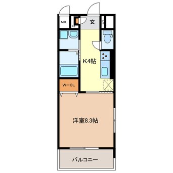 間取図 セントリバーヒルズ神戸