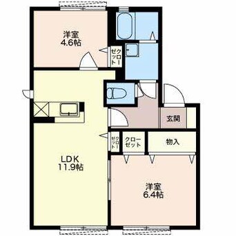 間取図 シャンテヴィラ