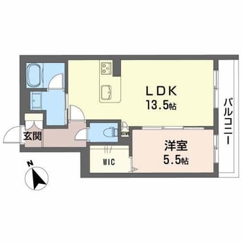 間取図 La bonne chance