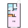 リヨン 1Rの間取り