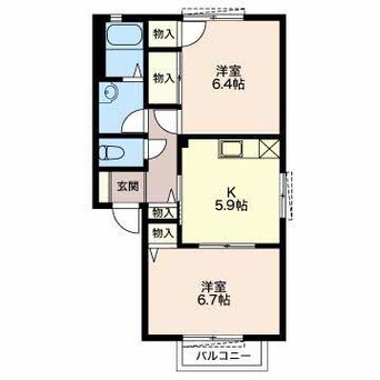 間取図 ベルサイド