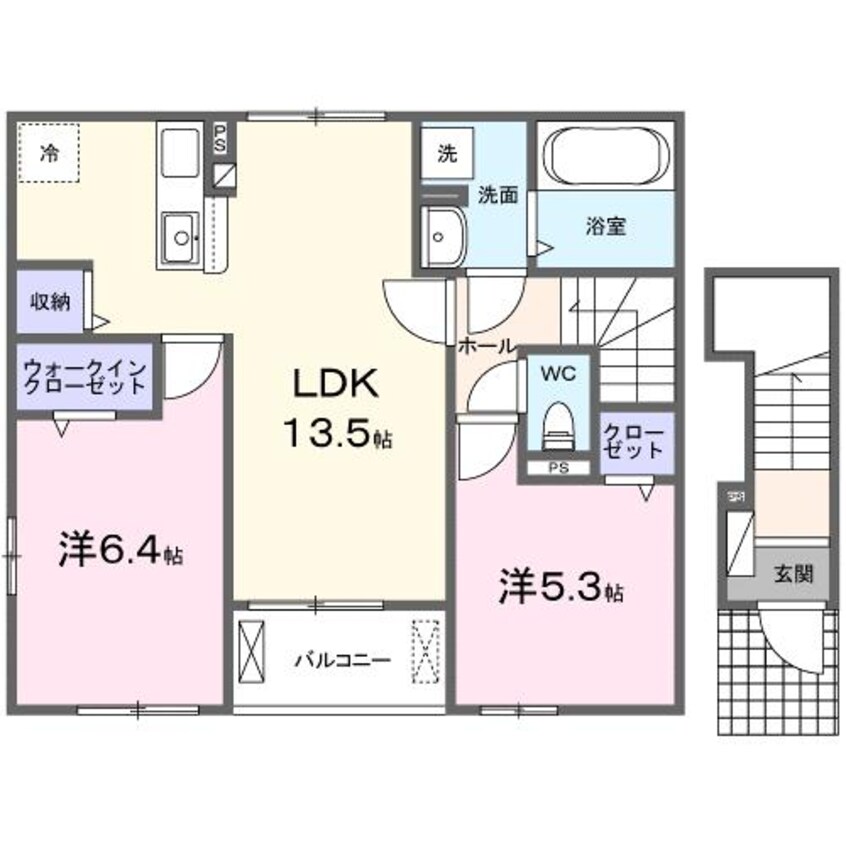 間取図 ストロベリーキャンドル