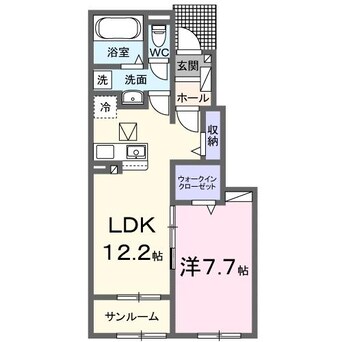 間取図 アークリヴェール新開