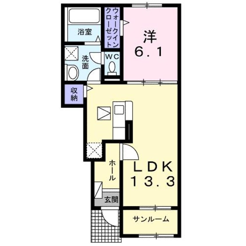 間取図 サン　ジュエル