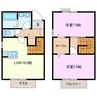 フロンス　(A/B/C) 2LDKの間取り