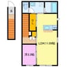 RAMBLE　A棟 1LDKの間取り