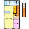 RAMBLE　A棟 1LDKの間取り