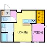 RAMBLE　B棟 1LDKの間取り