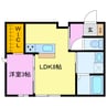 RAMBLE　B棟 1LDKの間取り