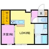 RAMBLE　B棟 1LDKの間取り
