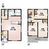 鈴鹿市平田本町戸建Ⅰ・Ⅱ 3LDKの間取り