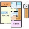 ジルメゾン 1LDKの間取り