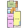 旭ハイム 3LDKの間取り