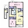 オーシャンロードタウンⅩ 2LDKの間取り
